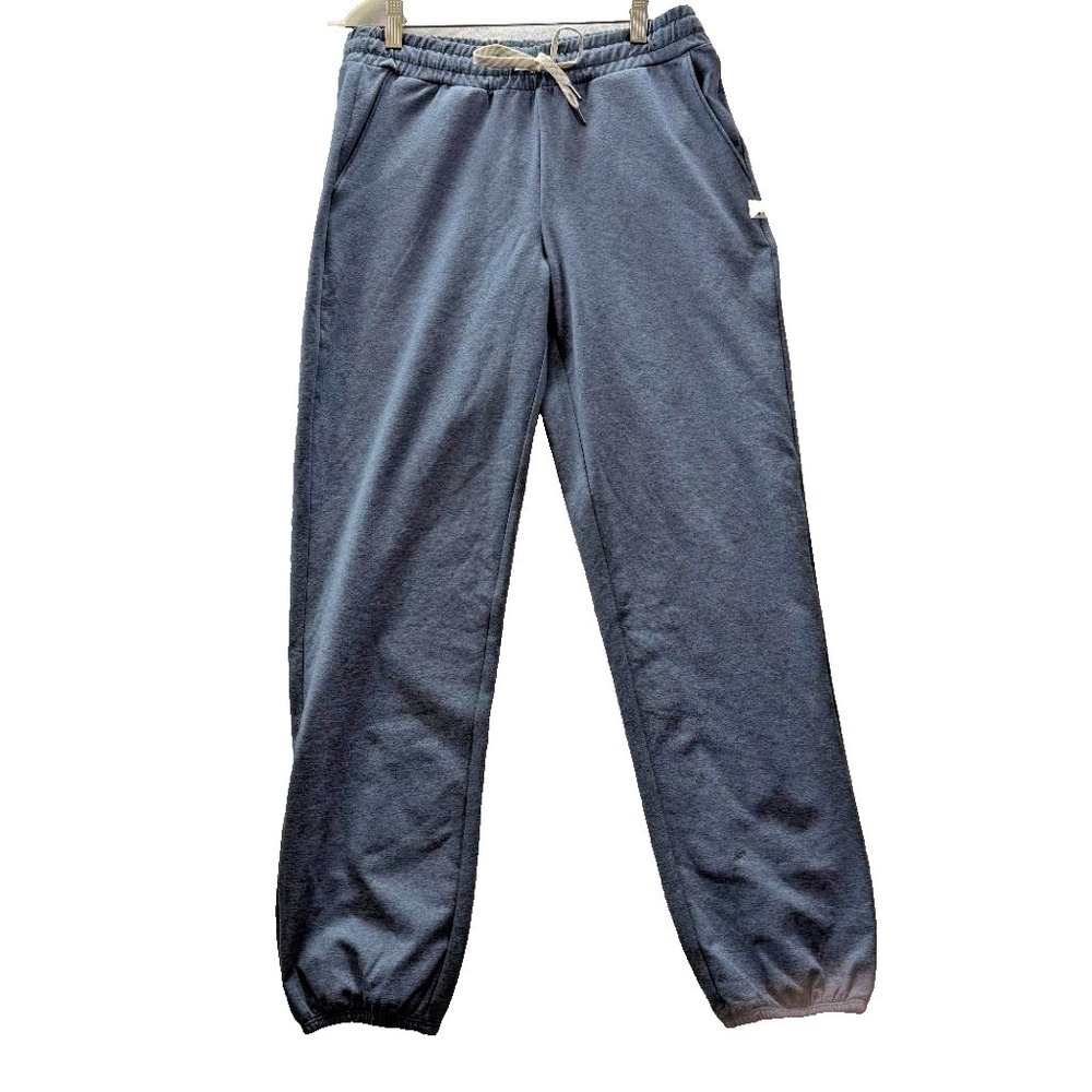 Vuori Womens XS Blue Heathered Joggers Sweatpants Elastic Cuff Drawstring - Picture 1 of 7